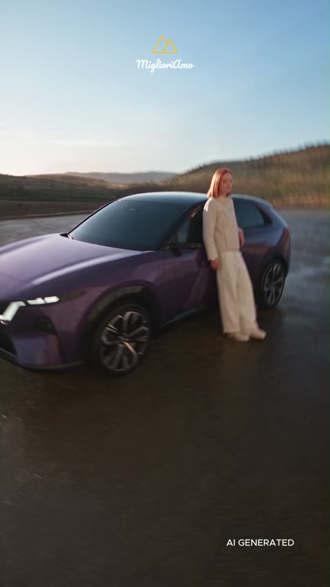 Lo spot della nuova Mazda CX-6e fatto con l'IA